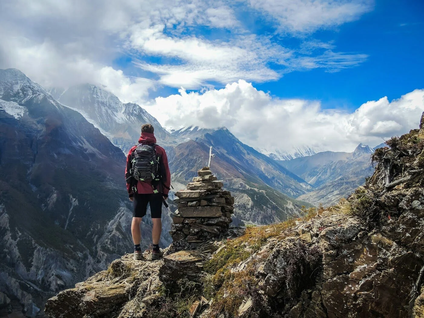 A day hike above Manang Valley